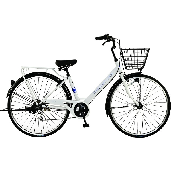 自転車 ダカラットココ 276 ホワイト FVB276BAPSHDE [外装6段 /27インチ] 2023年モデル【キャンセル・返品不可】