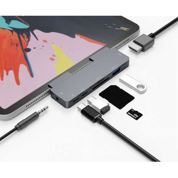 iPad PropmUSB-C IXX J[hXbg2 / HDMI / 3.5mm / USB-A / USB-C2nUSB PDΉ 60W hbLOXe[V GeeHub [USB Power DeliveryΉ]_11