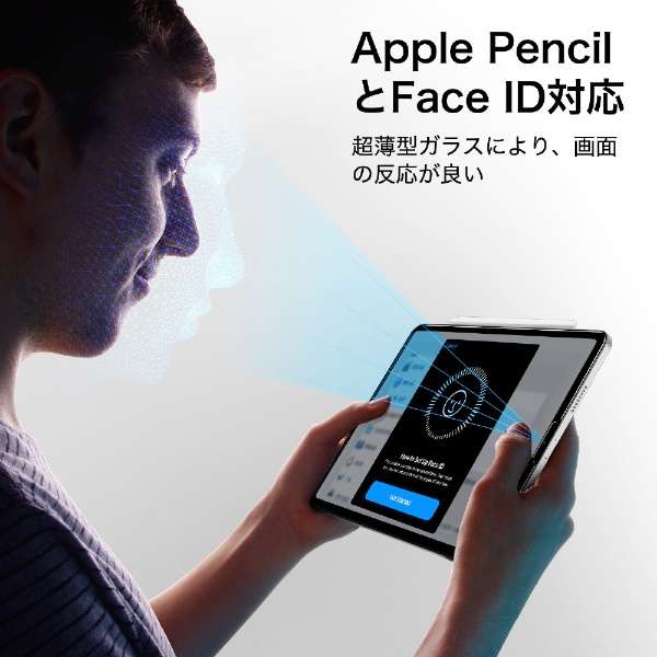 12.9C` iPad Proi6/5/4/3jp KXXN[یtBi1j Clear-1Pack TemperedGlassScreenProtectorforiPadPro12.9_9