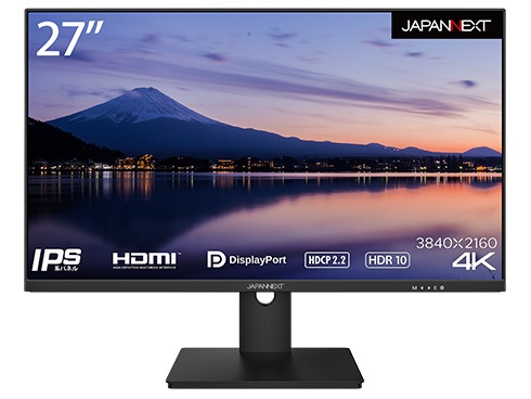 PC/タブレット ディスプレイ PCモニター JN-IPS2707UHDR [27型 /4K(3840×2160） /ワイド] JAPANNEXT 