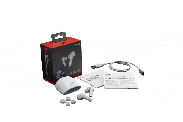 ゲーミングヘッドセット ROG Cetra True Wireless ホワイト [ワイヤレス（Bluetooth） /両耳 /イヤホンタイプ]