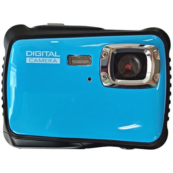 防水デジタルカメラ 水深3ｍ 単4電池モデル Veldo（ヴェルド） ブルー(限定カラー) TN-WTP-CAM01/BLU [防水] ノア｜NOA  通販