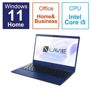 ノートパソコン LAVIE N13(N1355/FAL) ネイビーブルー PC-N1355FAL [13.3型 /Windows11 Home /intel Core i5 /メモリ：8GB /SSD：512GB /Office HomeandBusiness /2023年春モデル]
