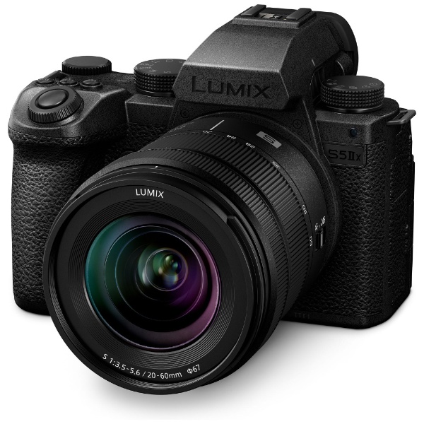 LUMIX S5IIX ダブルレンズキット ミラーレス一眼カメラ ブラック DC-S5M2XW [ズームレンズ+単焦点レンズ]