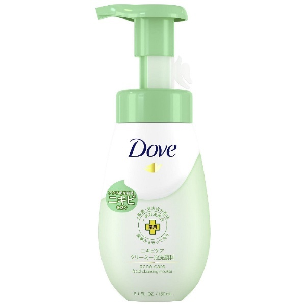 Dove（ダヴ）クリーミー泡洗顔料 本体 150mL ニキビケア ユニリーバＪＣＭ｜Unilever 通販 | ビックカメラ.com