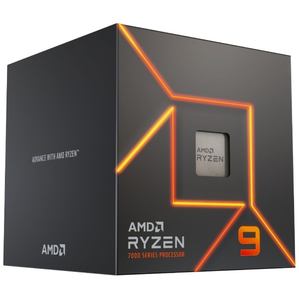 CPUAMD Ryzen9 7900 With Wraith Prism Cooler (12C/24T3.7Ghz65W) 100-100000590BOX
