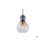 ペンダントライト Tyyne (テューネ) クリア 小型LED電球(E17/40W相当/電球色)×1灯付 LT-4243CL [4.5畳 /電球色]