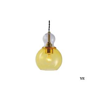 ペンダントライト Tyyne (テューネ) イエロー 小型LED電球(E17/40W相当/電球色)×1灯付 LT-4243YE [4.5畳 /電球色]