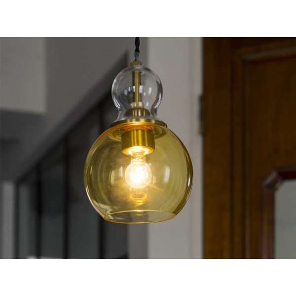 ペンダントライト Tyyne (テューネ) イエロー 小型LED電球(E17/40W相当/電球色)×1灯付 LT-4243YE [4.5畳 /電球色]_2