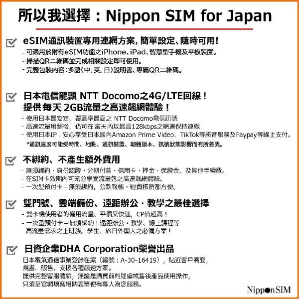 yeSIM[pzNippon SIM for Japan  8 DHA-SIM-186_6