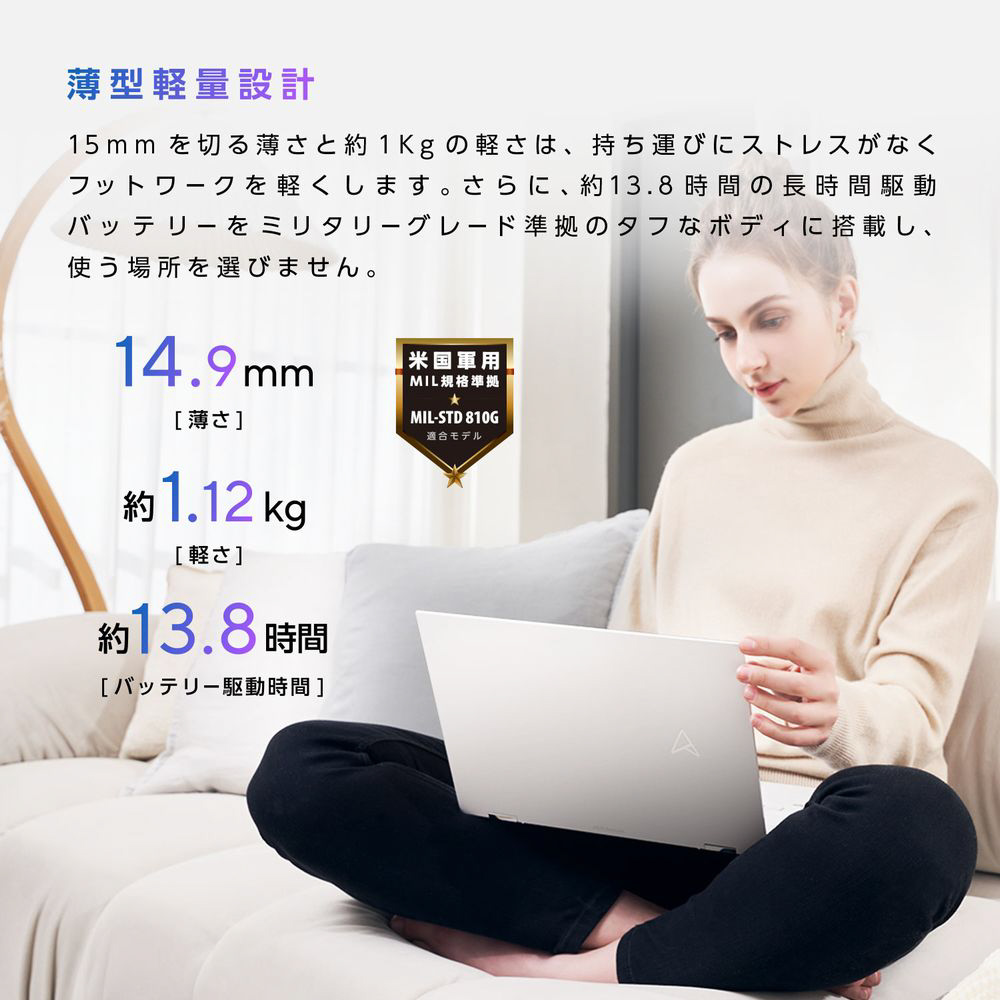 ノートパソコン Zenbook S Flip 13 OLED リファインドホワイト