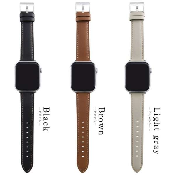 Apple Watch Series 8/7 45mmEApple Watch SEi2/1j44mmEApple Watch Ultra 49mm {vU[xg oh 20mm IngremiCOj CgO[ IS-AW44BT/LGR_4
