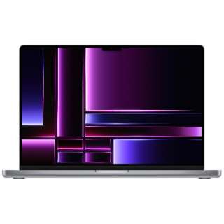 MacBook Pro  16インチ [M2 Proチップ（12コアCPUと19コアGPU）/ メモリ 16GB / SSD 512GB] スペースグレイ MNW83J/A