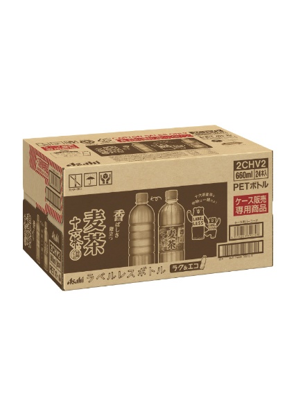 十六茶麦茶ラベルレスボトル 660ml 24本【お茶】 アサヒ飲料 通販 | ビックカメラ.com
