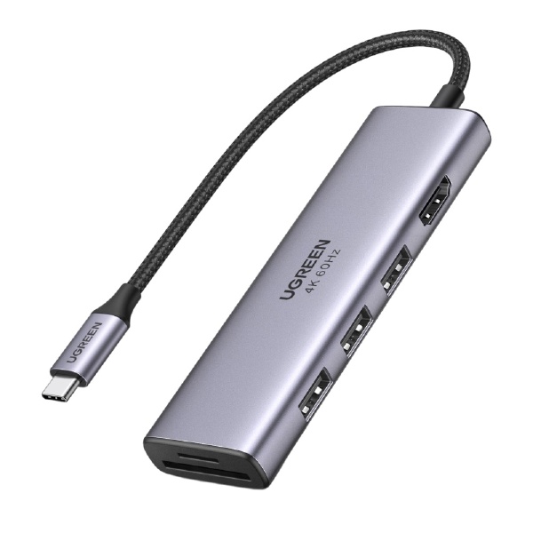 USB C ハブ 6-in-1アダプタ hdmi type-c ドッキングステー