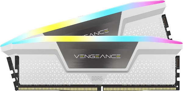 増設メモリ VENGEANCE RGB DDR5 ホワイト CMH32GX5M2B5600C36WK [DIMM