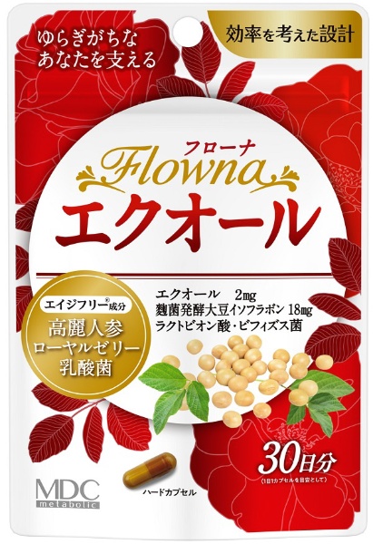 フローナ エクオール 30カプセル（30日分）〔栄養補助食品〕
