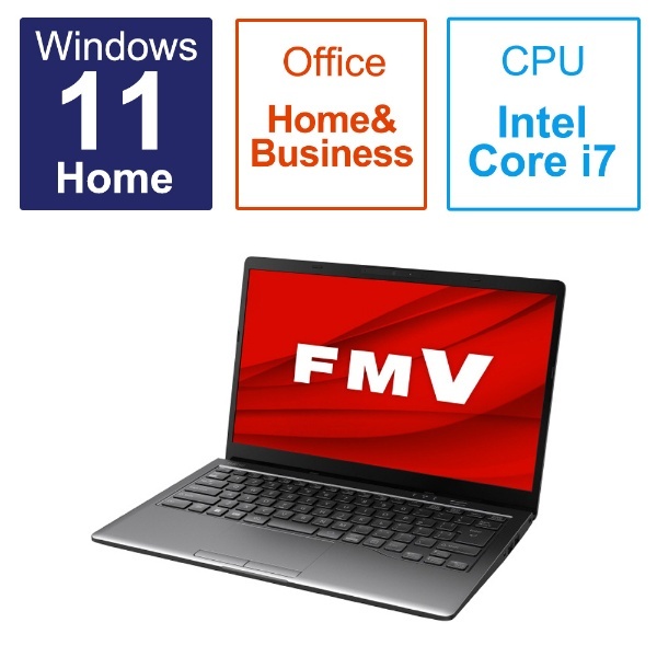 ノートパソコン FMV LIFEBOOK MH75/H1 ダーククロム FMVM75H1B [14.0型 /Windows11 Home /intel Core  i7 /メモリ：16GB /SSD：512GB /Office HomeandBusiness /2023年1月モデル] 富士通｜FUJITSU 通販 