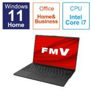 ノートパソコン FMV LIFEBOOK UH90/H1 ピクトブラック FMVU90H1B [14.0型 /Windows11 Home /intel Core i7 /メモリ：16GB /SSD：512GB /Office HomeandBusiness /2023年1月モデル]