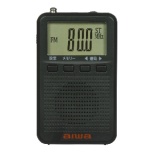 数码的袖珍收音机黑色AR-DP45B[支持宽大的ＦＭ的/AM/FM]
