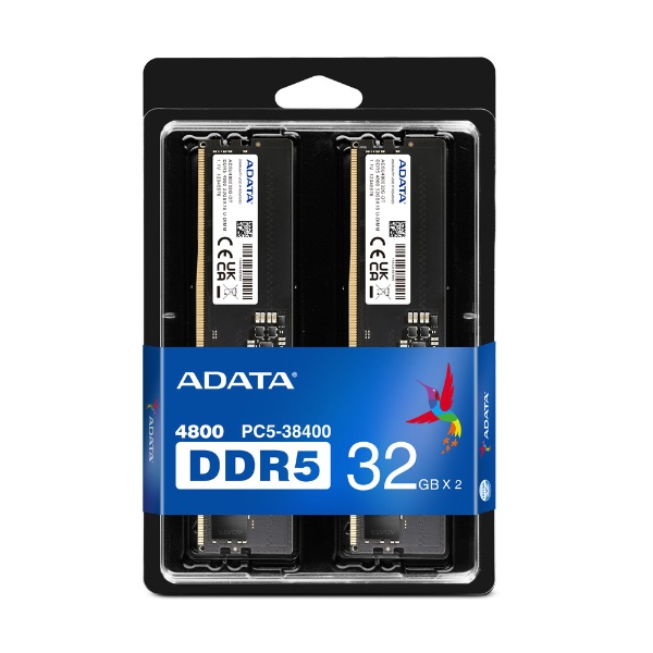ADATA 16GB DDR5 PC5-4800(40) - PCパーツ