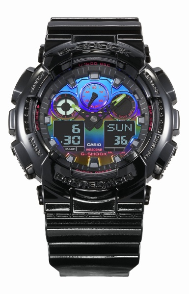 腕時計、アクセサリー メンズ腕時計 ビックカメラ.com - G-SHOCK（Gショック）Virtual Rainbow：Gamer’s RGBシリーズ GA-100RGB-1AJF