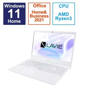 m[gp\R LAVIE PC-N153CEAW [15.6^ /Windows11 Home /AMD Ryzen 3 /F8GB /SSDF256GB /Office HomeandBusiness] y݌Ɍz