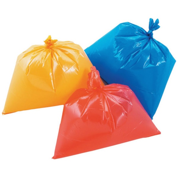 水色 カラービニール袋（10枚組） 45539