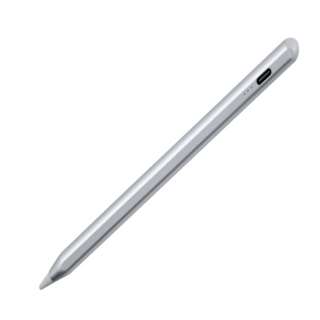 〔タッチペン：iPad用/USB充電式〕ハイ・スタイラス for iPad Hi-High シルバー HH-681