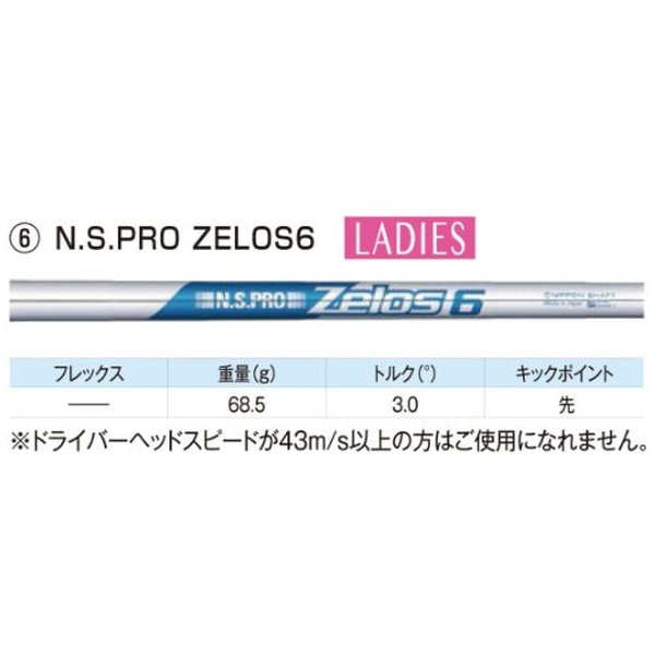 レディースウェッジ　DW-123 Dolphin ドルフィンウェッジ N.S.PRO Zelos6 Ladies:1Flex 仕様 #46  【返品交換不可】