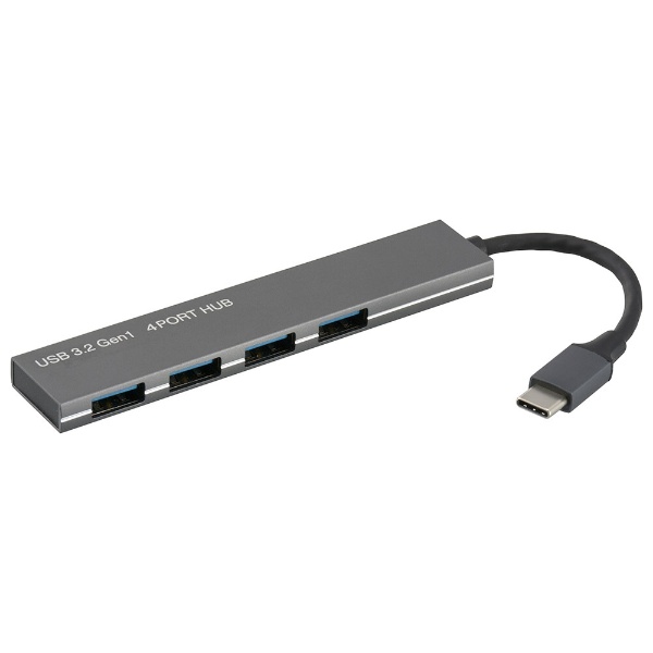 PC-SH4PC06-H USB-C  USB-A Ѵϥ (Android/Mac/Win) ֥å [Хѥ /4ݡ /USB 3.2 Gen1б]