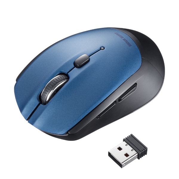 ޥ (Chrome/Mac/Windows11б) ֥롼 MA-WB509BL [BlueLED /̵(磻쥹) /5ܥ /USB]