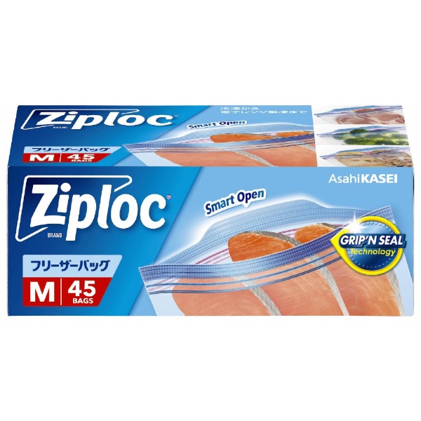 Ziploc（ジップロック）イージージッパー Mサイズ 25枚入 旭化成ホーム
