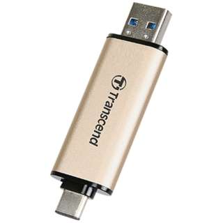 USBメモリ JetFlash 930C(Mac/Win) TS256GJF930C [256GB /USB TypeA＋USB TypeC /USB3.2 /キャップ式]
