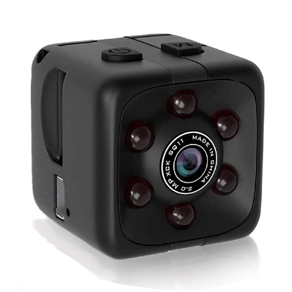 Gee Cube X1 フルHD超マイクロカメラ 1080P / 140°広角レンズ / 暗視モード / 動体検知 専用クリップ / 壁付け用ブラケット付属 アクションカメラ ウェアラブルカメラ [フルハイビジョン対応]