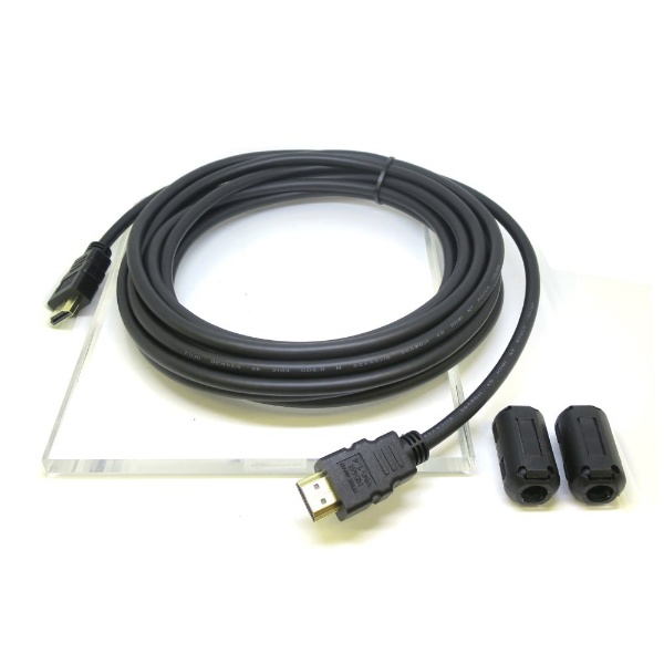 HDMIケーブル ver1.4 フェライトコア付 ブラック HD4465 [20m /HDMI