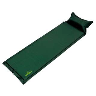 有枕头的自动膨胀垫子(绿色)HAC3522