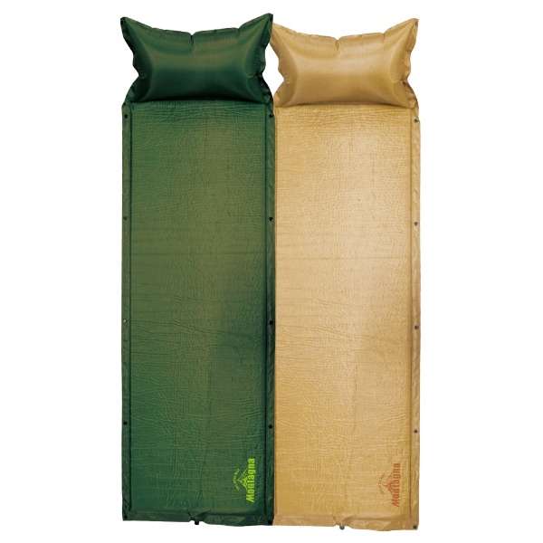 有枕头的自动膨胀垫子(绿色)HAC3522_3