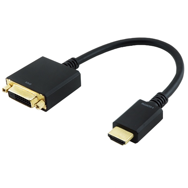 15cm HDMI-DVIѴץ HDMI-DVI᥹ HADVF-706BB [HDMIDVI /0.15m]