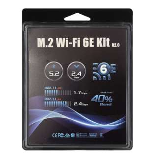 DeskMini/DeskMeetV[Yp Wi-FiLbg M.2 WIFI 6E kit (AX210) for DeskMini (BOX) R2.0 M.2WIFI6Ekit(AX210)forDeskMini(BOX)R2.0