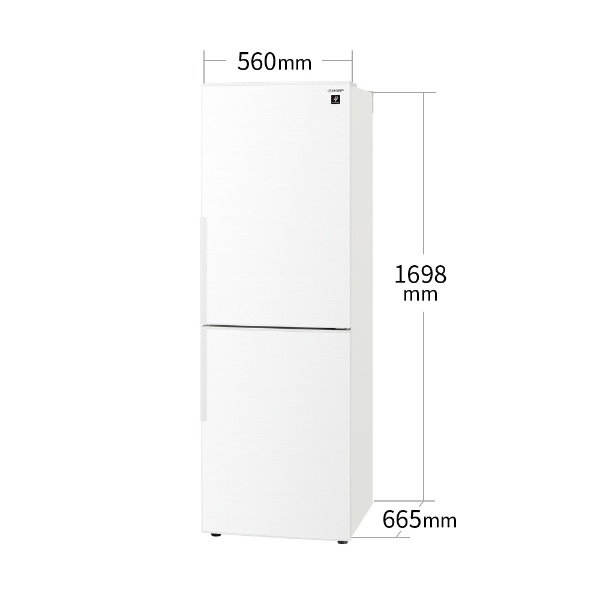 アウトレット品】《基本設置料金セット》 冷蔵庫 ホワイト系 SJ-PD31H
