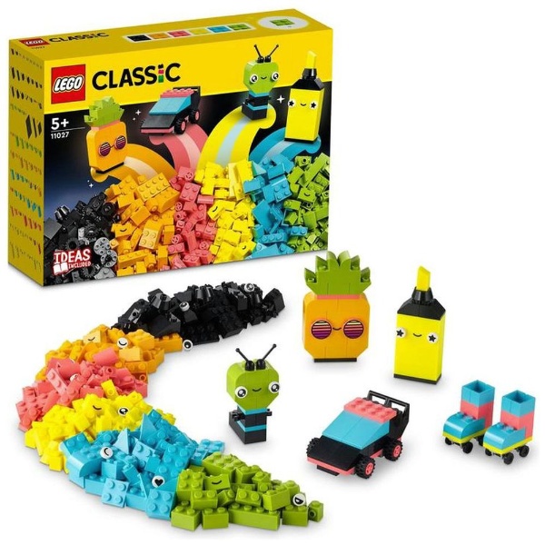 LEGO（レゴ） 11027 クラシック アイデアパーツ[ネオンカラー] 【処分品の為、外装不良による返品・交換不可】