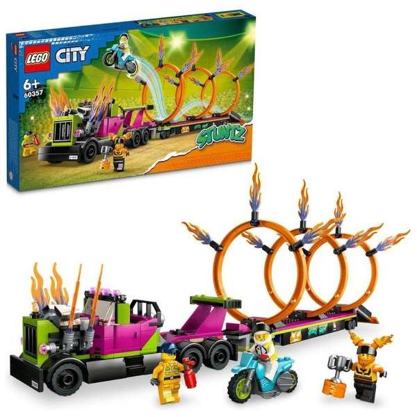 LEGO（レゴ） 60357 シティ トレーラートラックと火の輪くぐりチャレンジ 通販 ビックカメラ.com