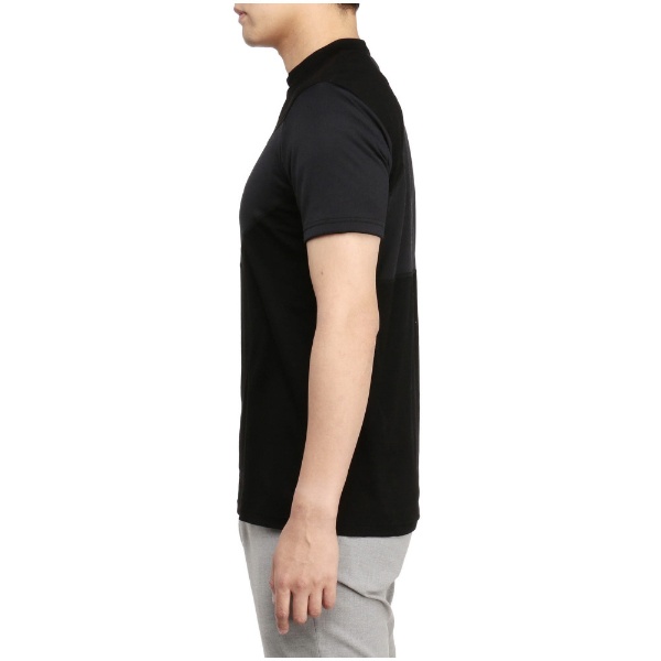 メンズ サーマルチャージ半袖シャツ(Mサイズ/ブラック)E2MAA022 【返品