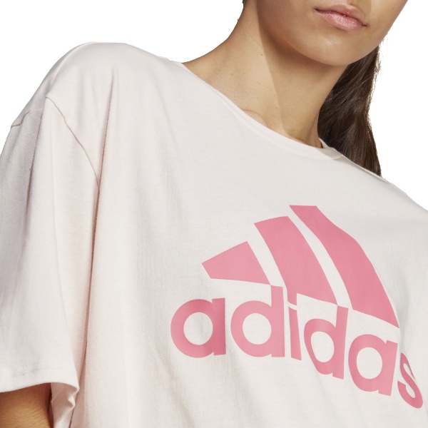 adidas(アディダス) レディース W ESS ビッグロゴ BF Tシャツ ワンダー 