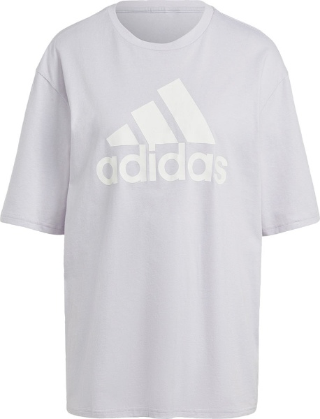 adidas(アディダス) レディース W ESS ビッグロゴ BF Tシャツ シルバー