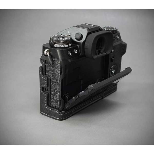 供富士胶卷X-T5使用的本皮革相机半包黑色FJ-XT5BK_8