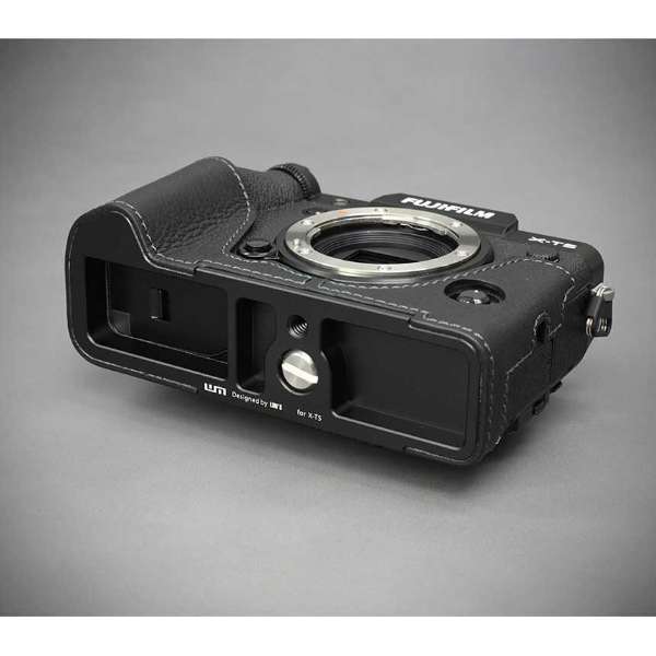 供富士胶卷X-T5使用的本皮革相机半包黑色FJ-XT5BK_9
