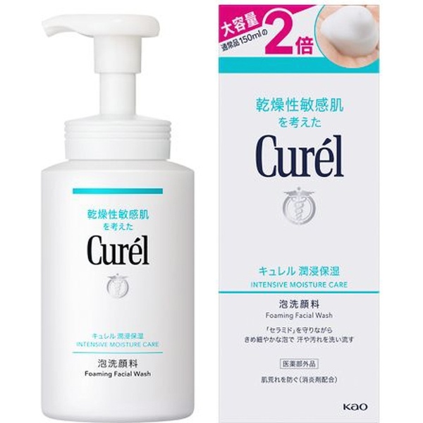 Curel（キュレル）潤浸保湿 泡洗顔料 大サイズボトル 300mL 花王｜Kao 