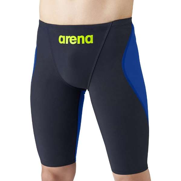 供ARENA(体育馆)男子的游泳比赛使用的游泳衣hafusupattsuneibi×蓝色S ARN1011M_1